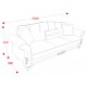Трехместный диван-кровать Астория (Astoria) Беллона