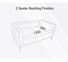 Двухместный диван-кровать Валеско (Valesco) Беллона