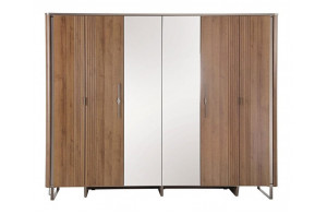 Шкаф шестидверный Миранте (Mirante) MINT-34