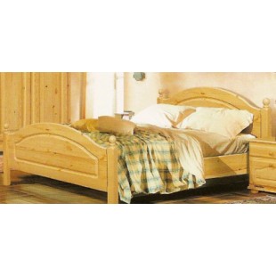 Двуспальная кровать Лотос Б-1090-05 (натуральная сосна) 1400 мм