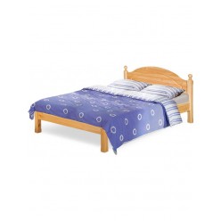 Двуспальная кровать Лотос сосна Б-1090-08 (искусственное старение) 1400 мм