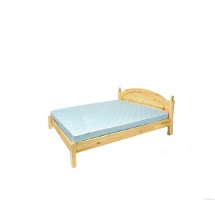 Двуспальная кровать Лотос Б-1090-21 (натуральная сосна) 1600 мм