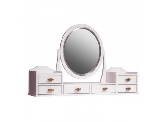 Зеркало для туалетного столика Паола (розовый пепел)
