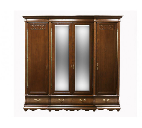 Шкаф для одежды Оскар ММ-216-01/04 (орех)