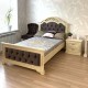 Двуспальная кровать Венеция MUR-101-01 с каретной стяжкой