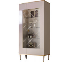 Шкаф витрина Rimini РМВ2-2С правый (слоновая кость)